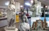 Modèles 4 Statues - Place Emile Cresp de Montrouge - Creaform