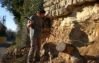 Refouillement pour la restauration d'un mur en maçonnerie de moellons