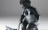 sculpture figurative-bronze, h 28 cm,